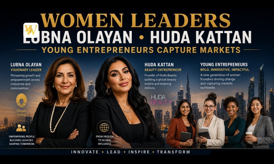 Women Leaders Lubna Olayan Huda Kattan Young Entrepreneurs Capture Markets 2026